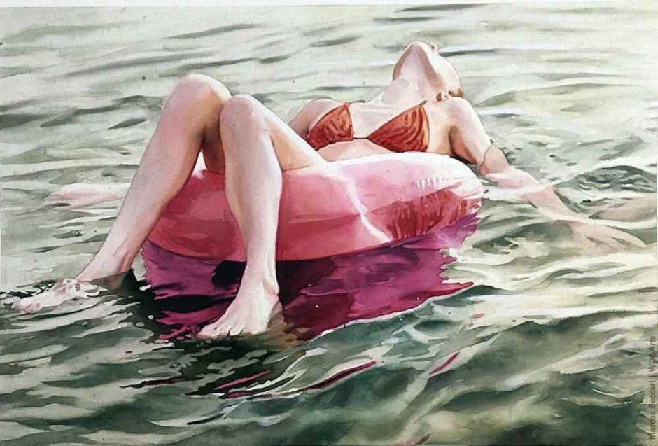 image picture artwork art artiste artist femme woman painting peintre peinture illustration illustrateur toile tableau aquarelle huile magnifique création oeuvre d'art oeuvre Marcos Beccari