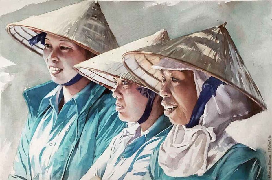 image picture artwork art artiste artist femme woman painting peintre peinture illustration illustrateur toile tableau aquarelle huile magnifique création oeuvre d'art oeuvre Marcos Beccari