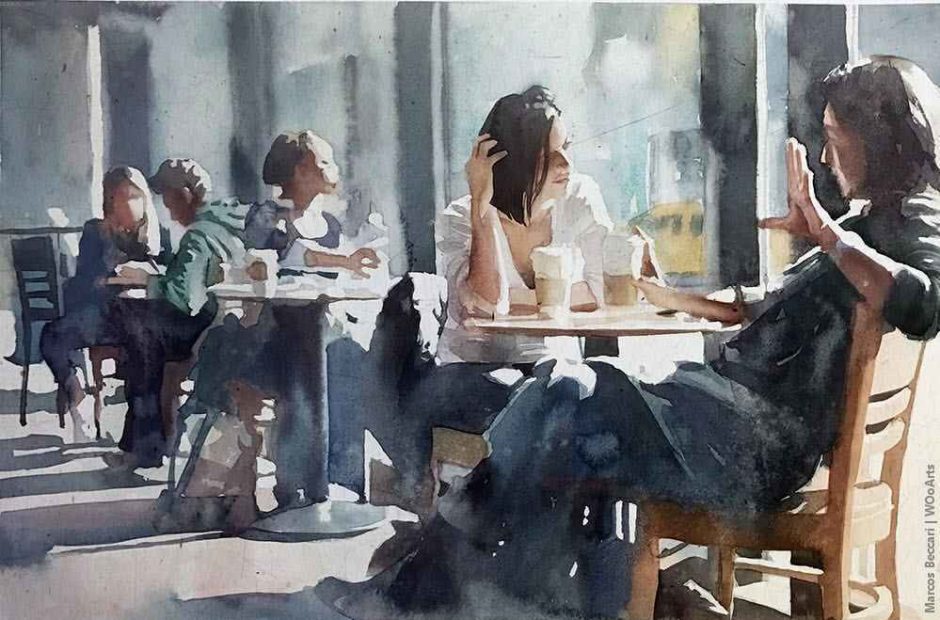 image picture artwork art artiste artist femme woman painting peintre peinture illustration illustrateur toile tableau aquarelle huile magnifique création oeuvre d'art oeuvre Marcos Beccari