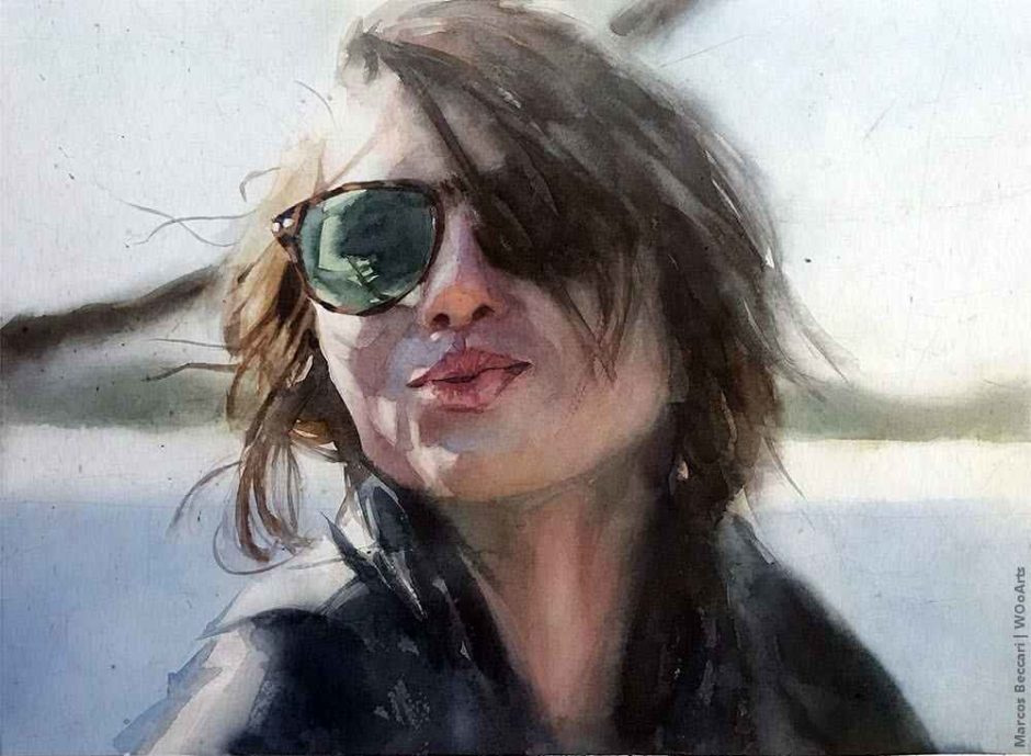 image picture artwork art artiste artist femme woman painting peintre peinture illustration illustrateur toile tableau aquarelle huile magnifique création oeuvre d'art oeuvre Marcos Beccari