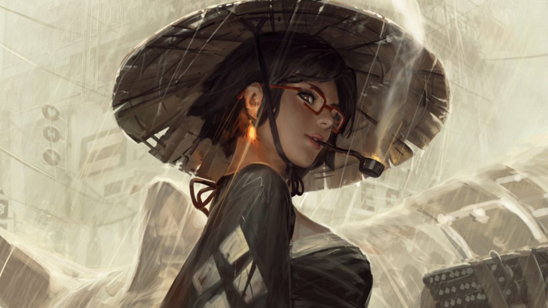 wallpaper et fond d'écran samouraï girl fantaisie fantasy femme woman fantastique japonais Japon art martial picture photo photographie photography