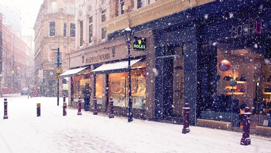 wallpaper et fond d'écran neige à Londres Snow at London pays paysage ville city enneigé snowfall hiver winter saison rue voyage travel tourisme photo photographie photography