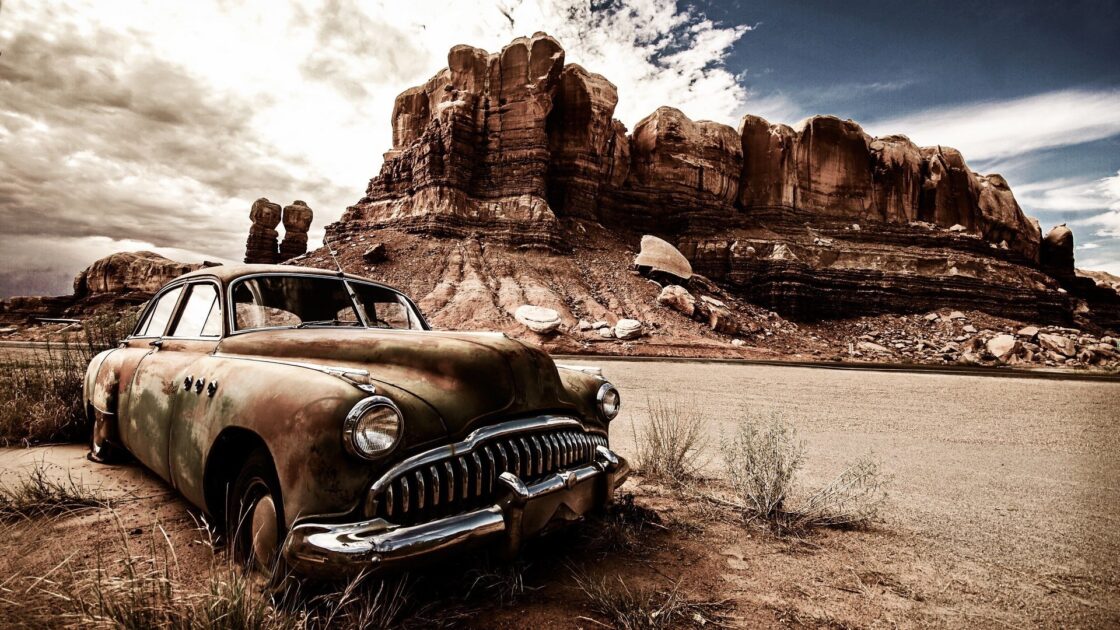 wallpaper et fond écran voiture car vintage nature paysage landscape transport véhicule automobile ancienne voiture photo photographie photography