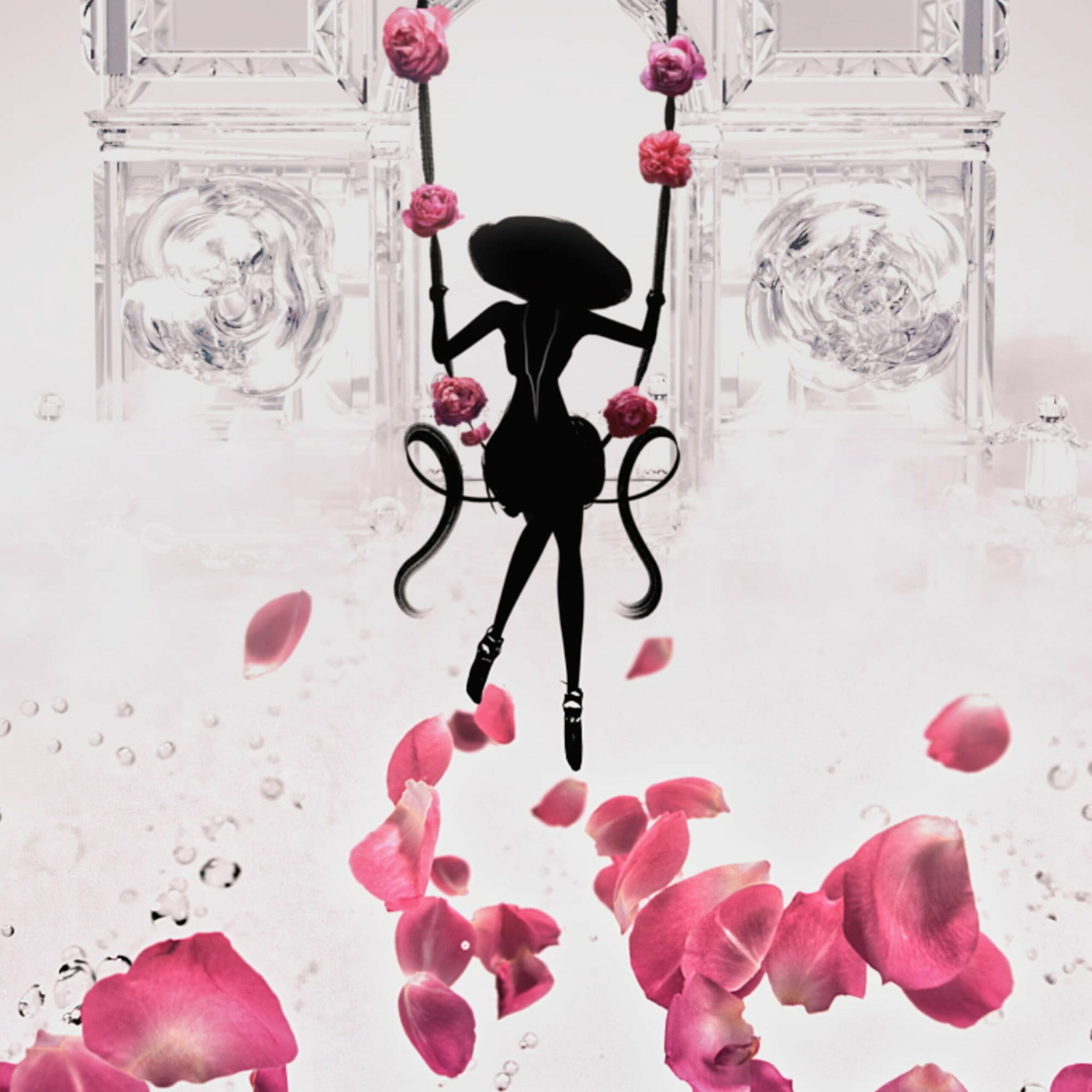 photo image picture parfum perfume fragrance effluve senteur parfumerie coup de coeur Guerlain femme woman La petite robe noire sélection luxe hommage marque Française France parisienne photographie élégance
