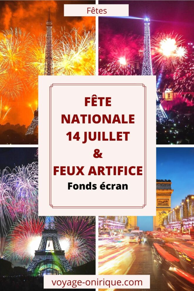 wallpaper et fond d'écran pays paysage Paris fête nationale 14 juillet France Français célébration Tour Eiffel feux d'artifice monument magnifique couleurs colors voyage travel tourisme tourist picture photo photographie photography