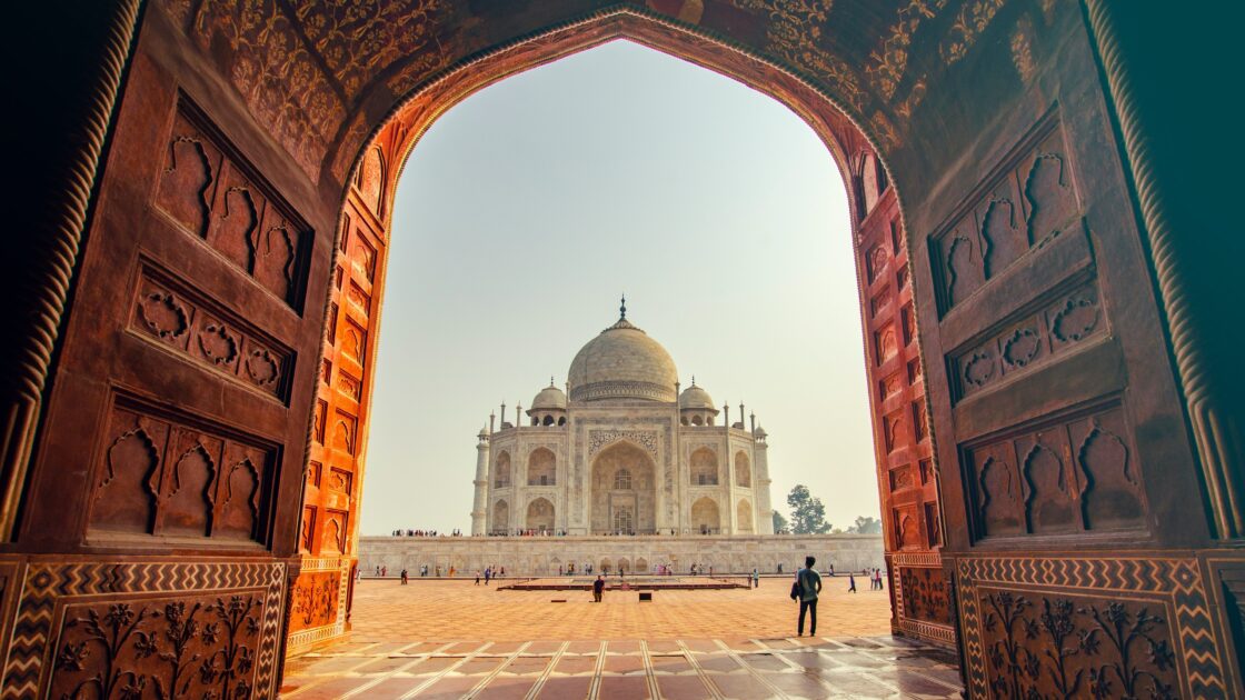 wallpaper et fond d'écran Taj Mahal Inde India pays country monument beau beautiful magnifique wonderful paysage nature ville city voyage travel tourisme tourist picture photo photographie photography