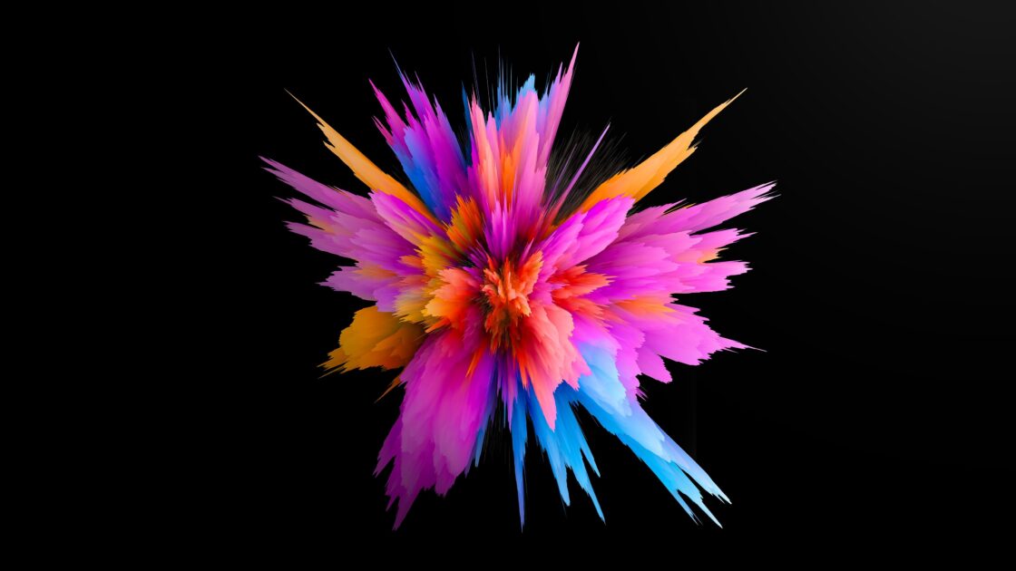 wallpaper et fond d'écran explosion couleurs abstrait colors abstract art graphique graphic digital art numérique image picture beau beautiful coloré colorful photo photographie photography