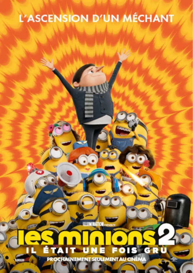 image picture film Les Minions 2 cinéma movie créature personnage star célébrité acteur bonhomme jaune célèbre wallpaper téléphone bande-annonce trailer vidéo photo photographie