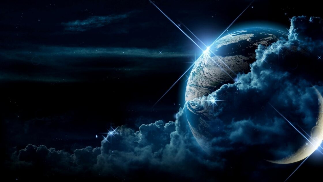 wallpaper et fond écran éclat universe blue univers bleu espace space planète planet terre Monde World astronomie voilé voiled beau beautiful magnifique paysage ciel image picture photo photographie photography